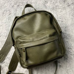 Army Green Mini Backpack